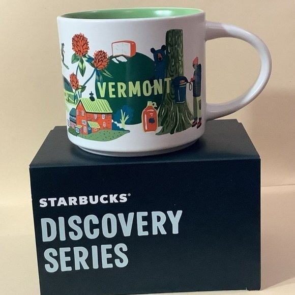 Starbucks VERMONT Coffee Mug, DISCOVERY Series, NEW, 14 oz - Picture 1 of 6